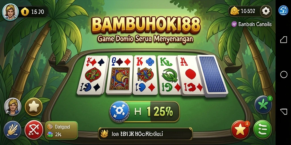 Gameplay seru domino di BAMBUHOKI88 yang penuh tantangan.