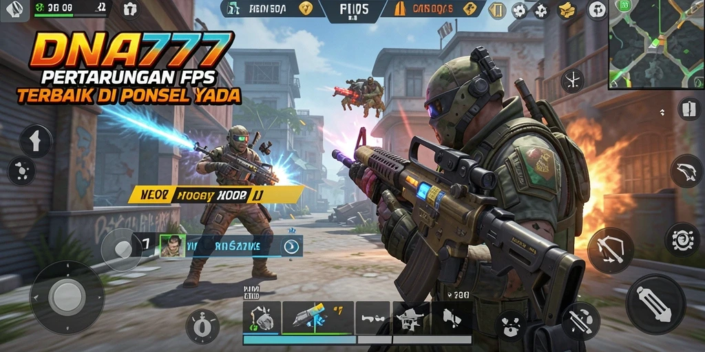 Gameplay menegangkan dari DNA777 dengan aksi FPS yang intens.