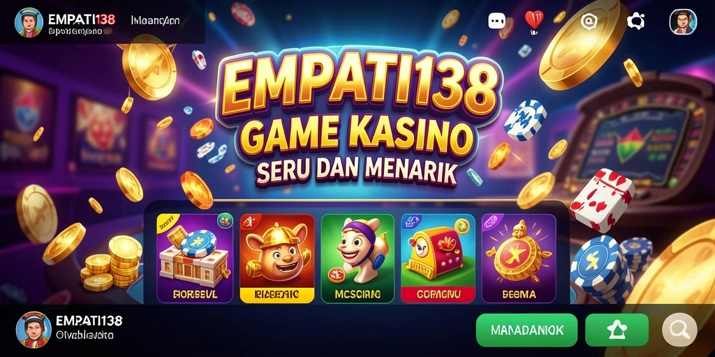 Tangkapan layar menampilkan keseruan bermain game Kasino EMPATI138.