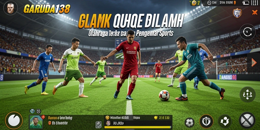 Tampilan gameplay seru di GARUDA138 dengan aksi olahraga intens.