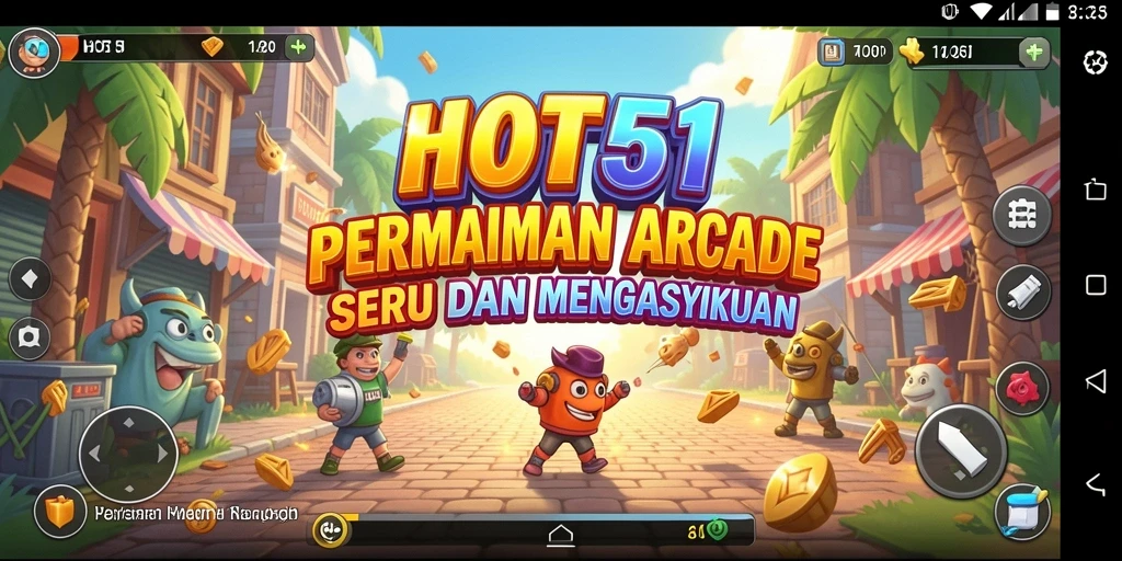 Tampilan gameplay HOT51 yang penuh aksi dan seru.