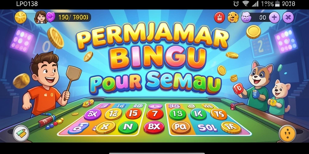 Screenshot gameplay LPO138 yang menunjukkan pemain menikmati Bingo.