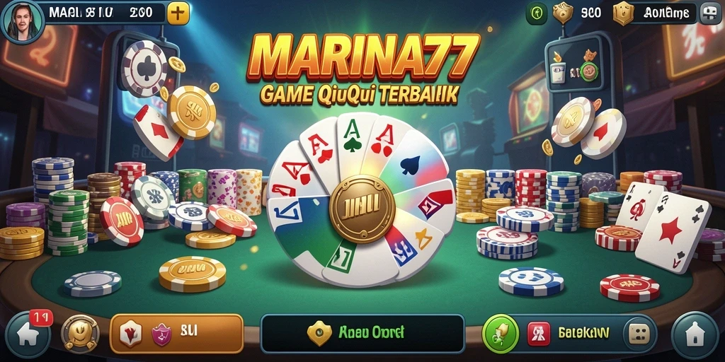 Tampilan gameplay QiuQiu yang menarik di MARINA77.