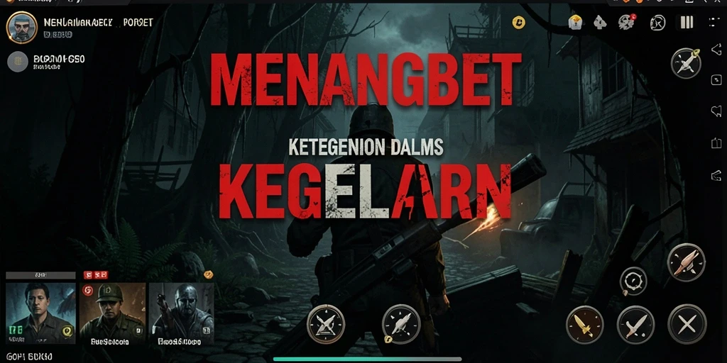 Screenshot MENANGBET menunjukkan momen menegangkan dalam permainan Horror.