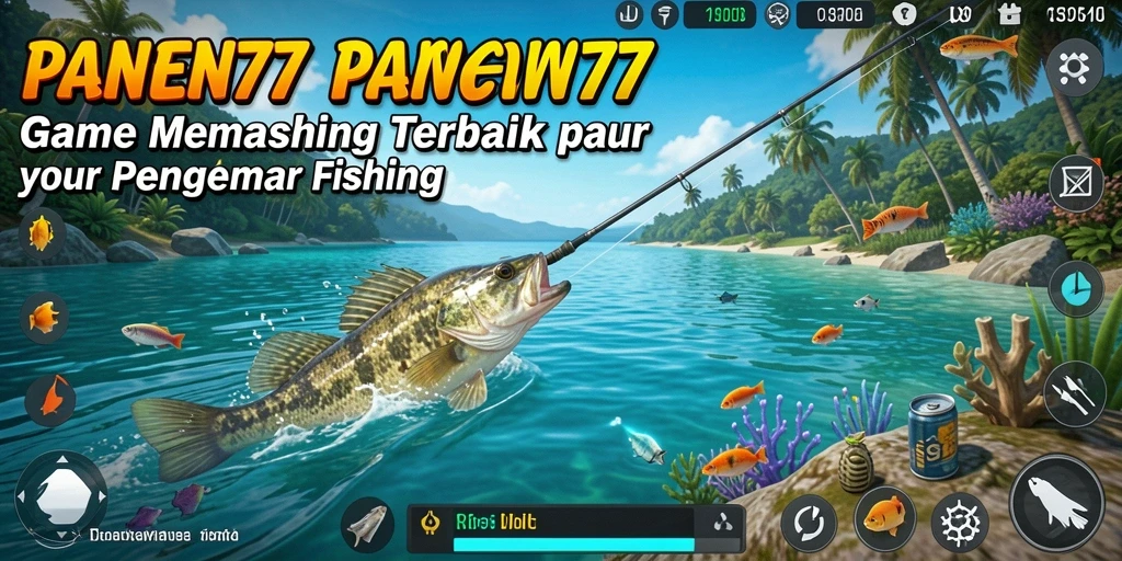 Tampilan menarik dalam game memancing PANEN77 yang menyenangkan.