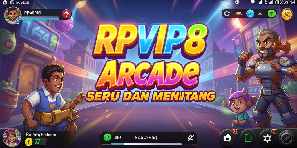 Tampilan gameplay RPVIP8 dengan aksi seru dan tantangan tingkat tinggi.