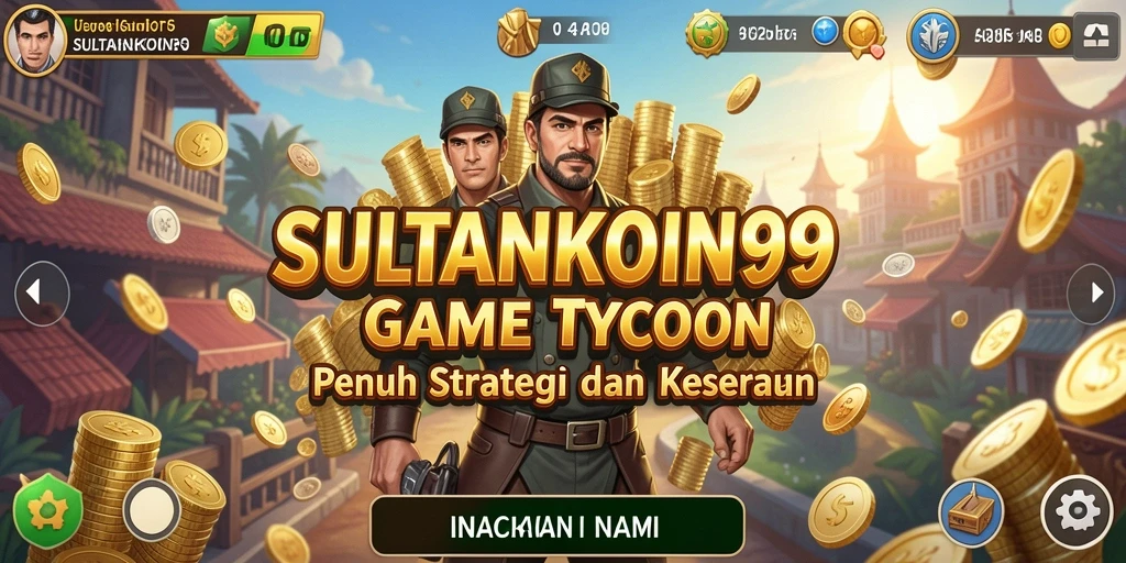 Screenshot gameplay SULTANKOIN99 yang menunjukkan strategi bisnis yang seru.