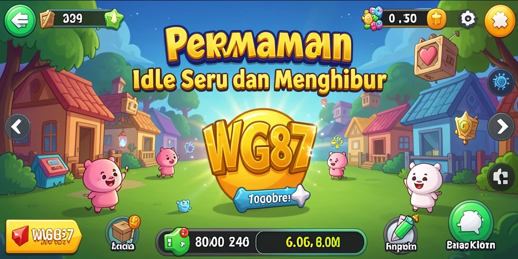 Tampilan gameplay Idle WG87 yang menarik dan interaktif.